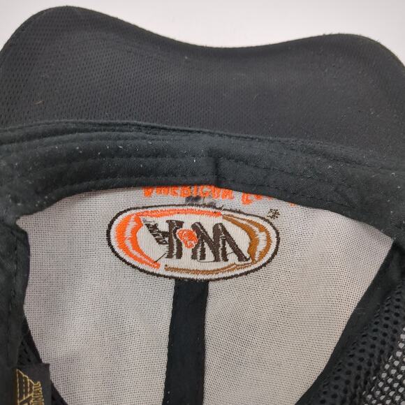 All American Food Snapback Trucker Hat Black One Size Adjustable Mesh Back CSA - Picture 8 of 10